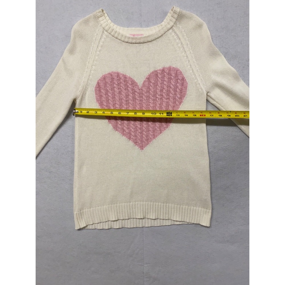 Pink Lily Valentines Heart Sweater - Size Small - Picture 7 of 9